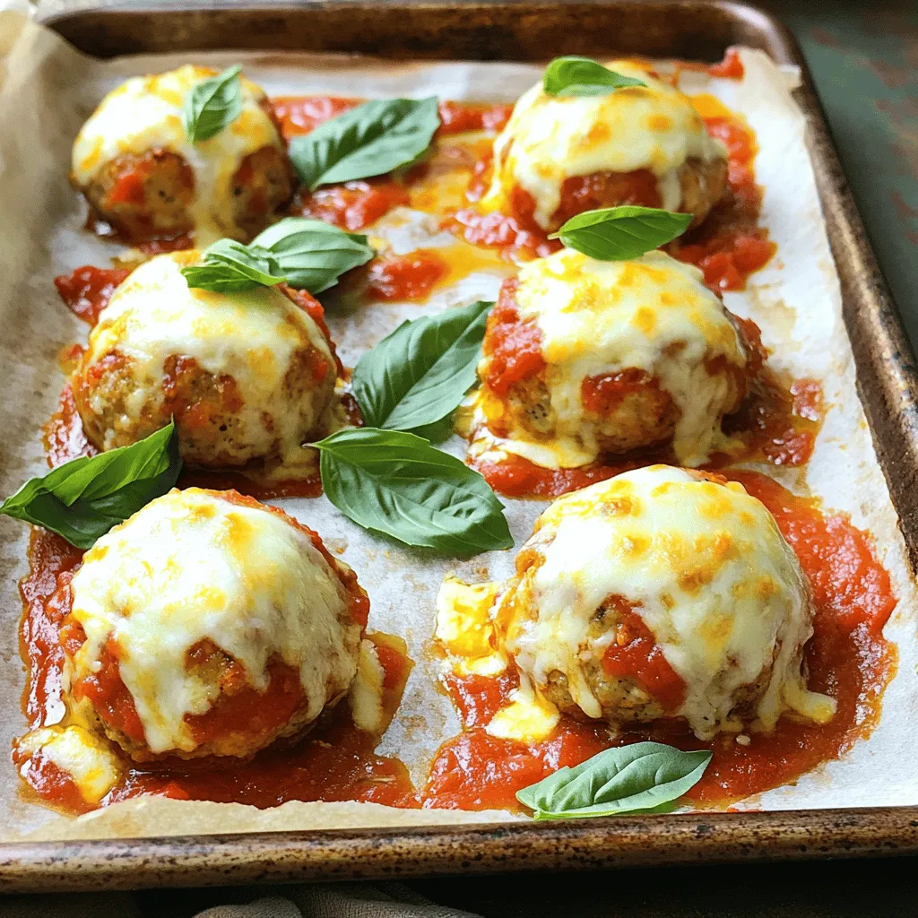 Baked Chicken Parmesan Meatballs Easy Family Dinner