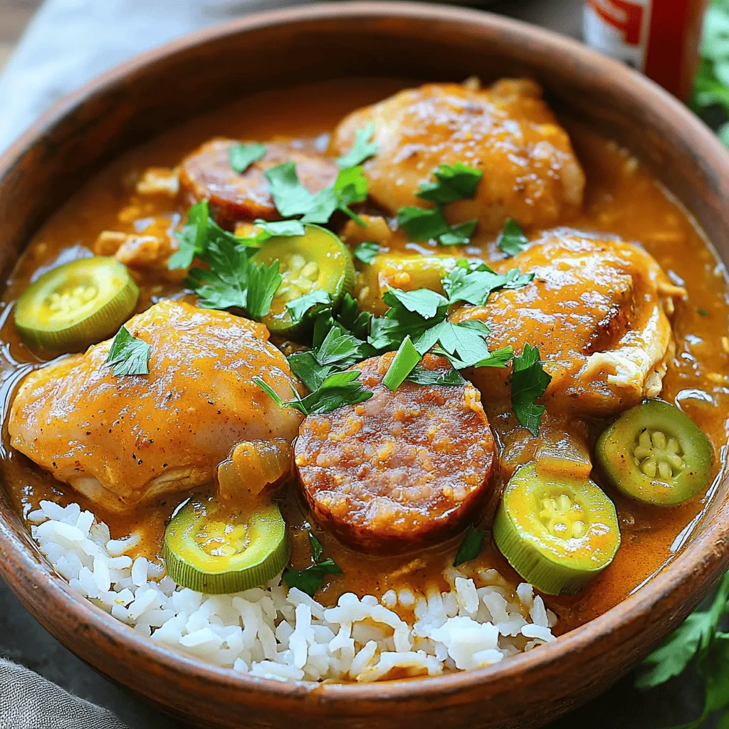 Cajun Chicken and Sausage Gumbo Flavorful Home Recipe