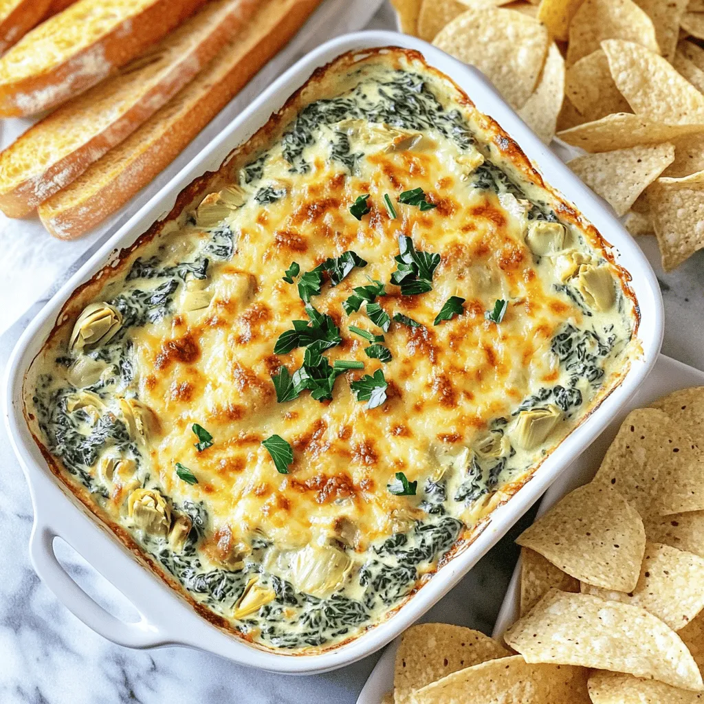 Creamy Spinach Artichoke Dip Savory and Satisfying