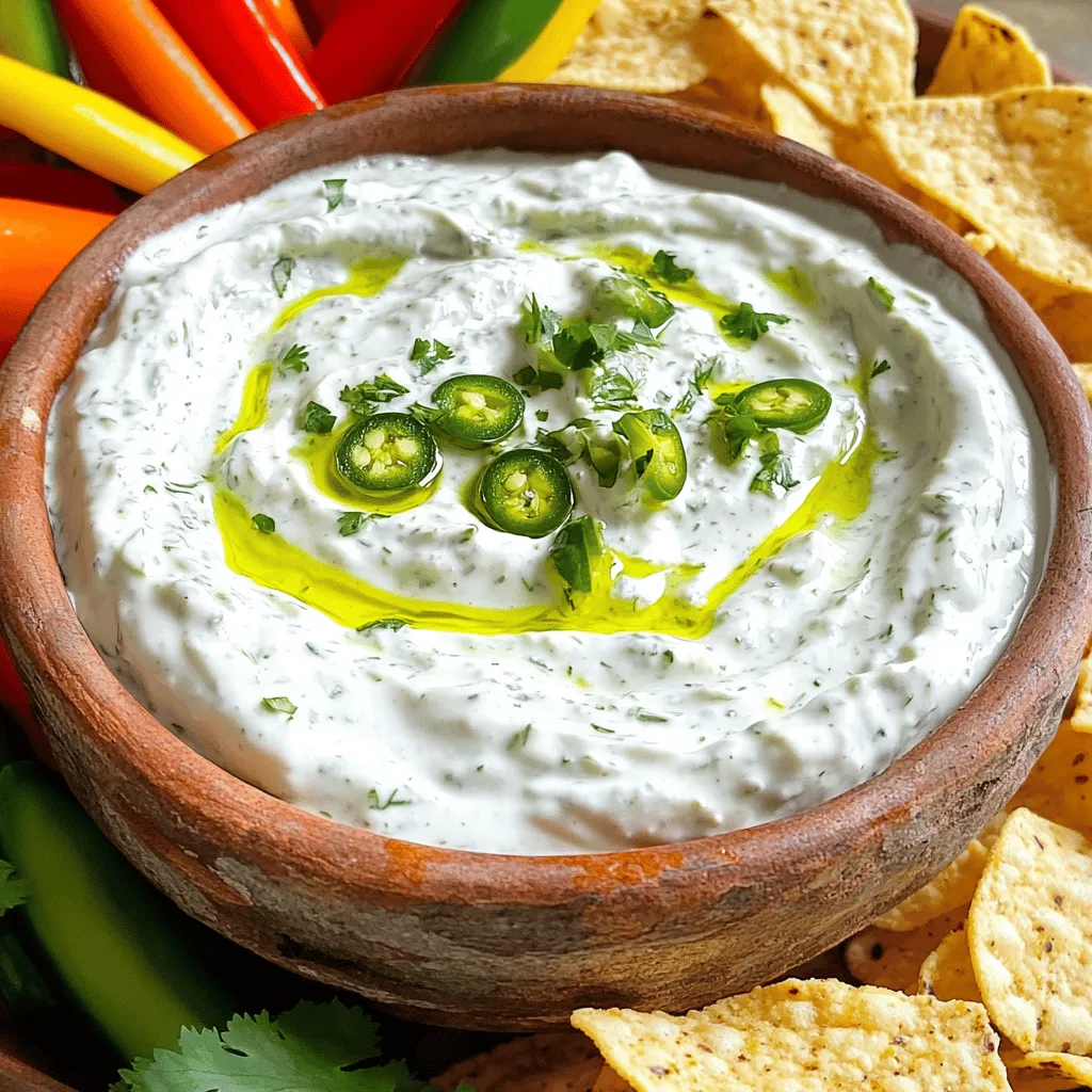 Creamy Jalapeño Ranch Dip Flavorful and Easy Recipe