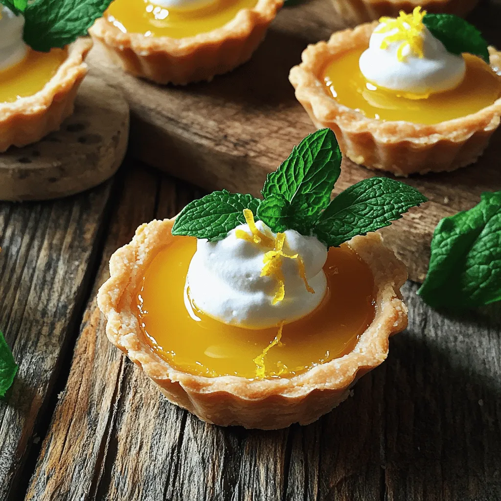 Mini Lemon Tarts Delicious and Easy Dessert Recipe