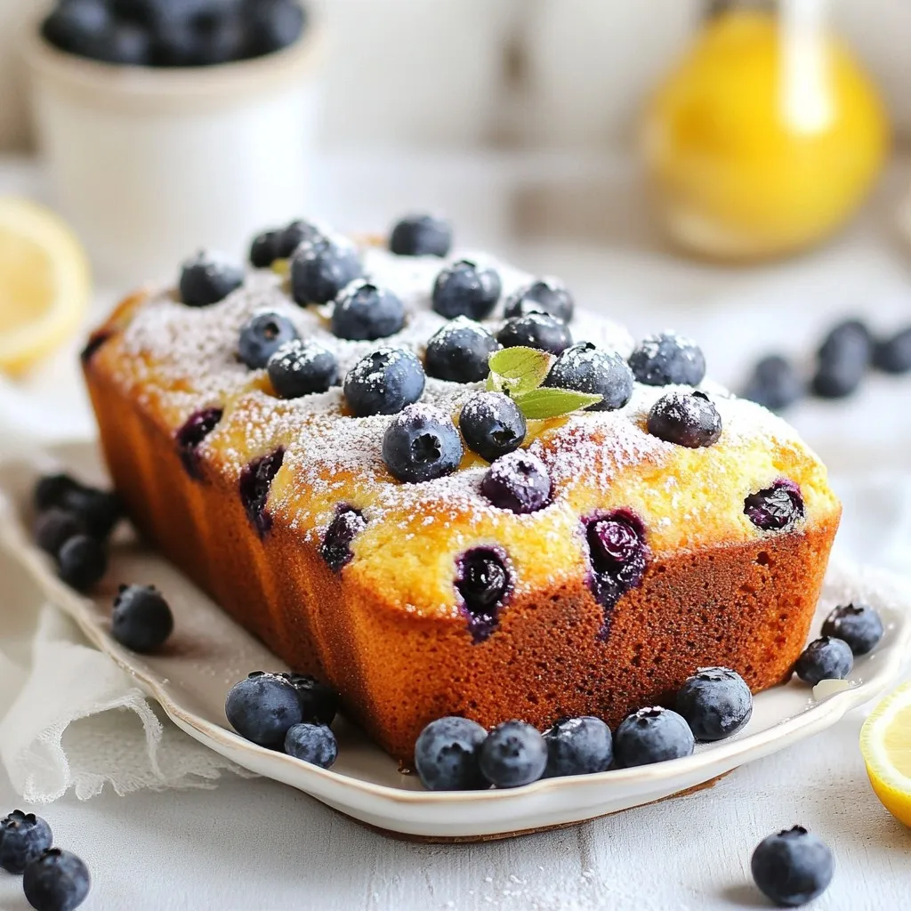 Blueberry Lemon Yogurt Loaf Easy and Tasty Treat