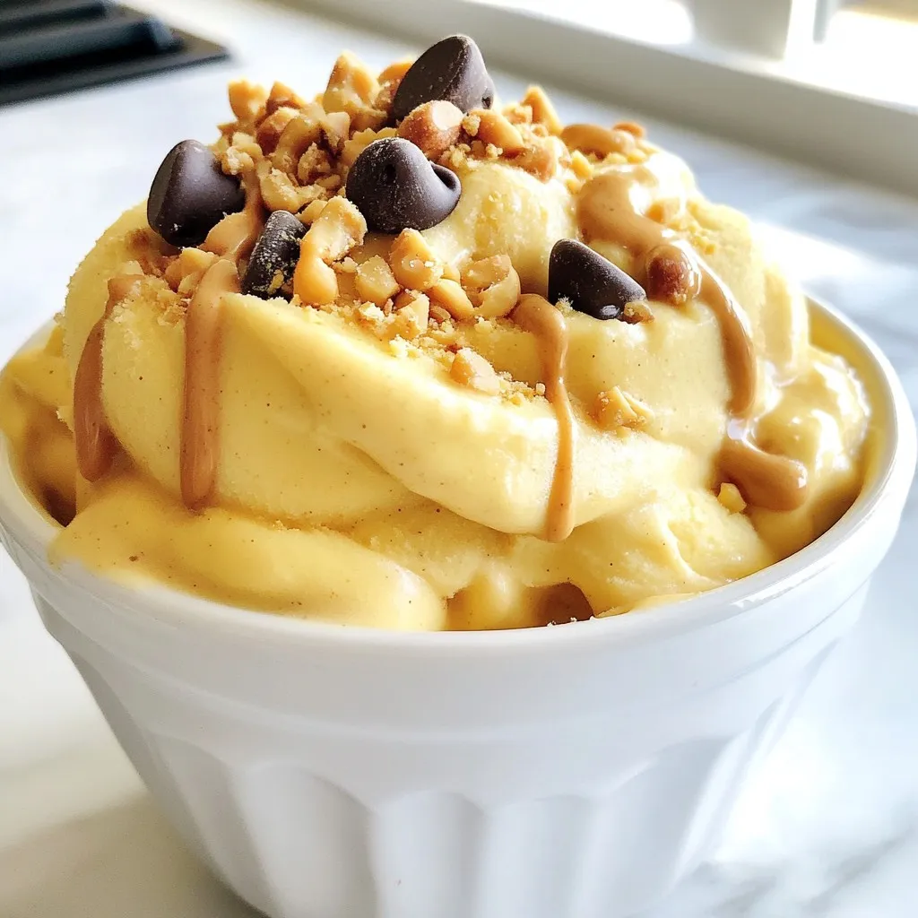 Peanut Butter Banana Nice Cream Creamy Delight Recipe