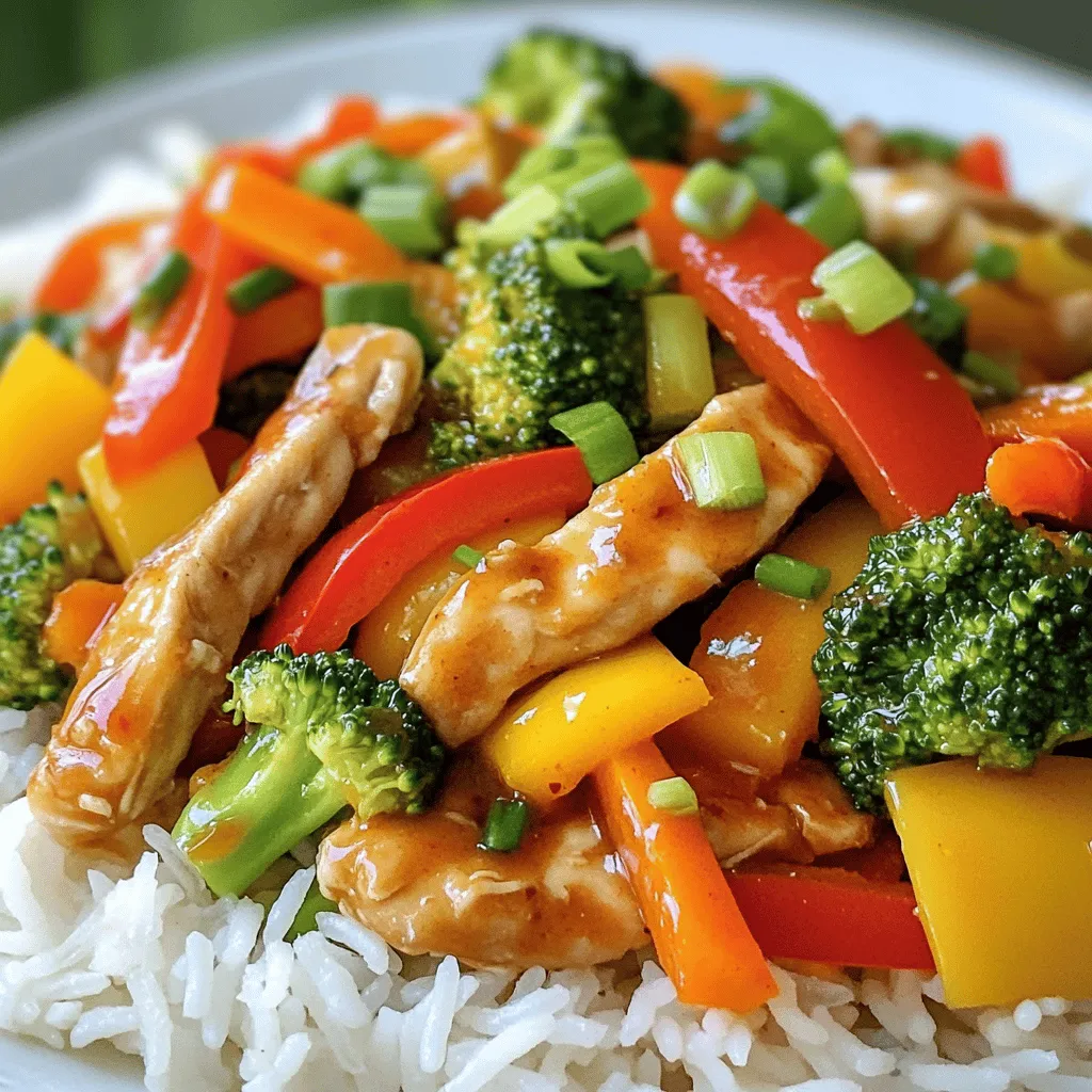 Sweet Chili Chicken Stir Fry Quick and Healthy Meal