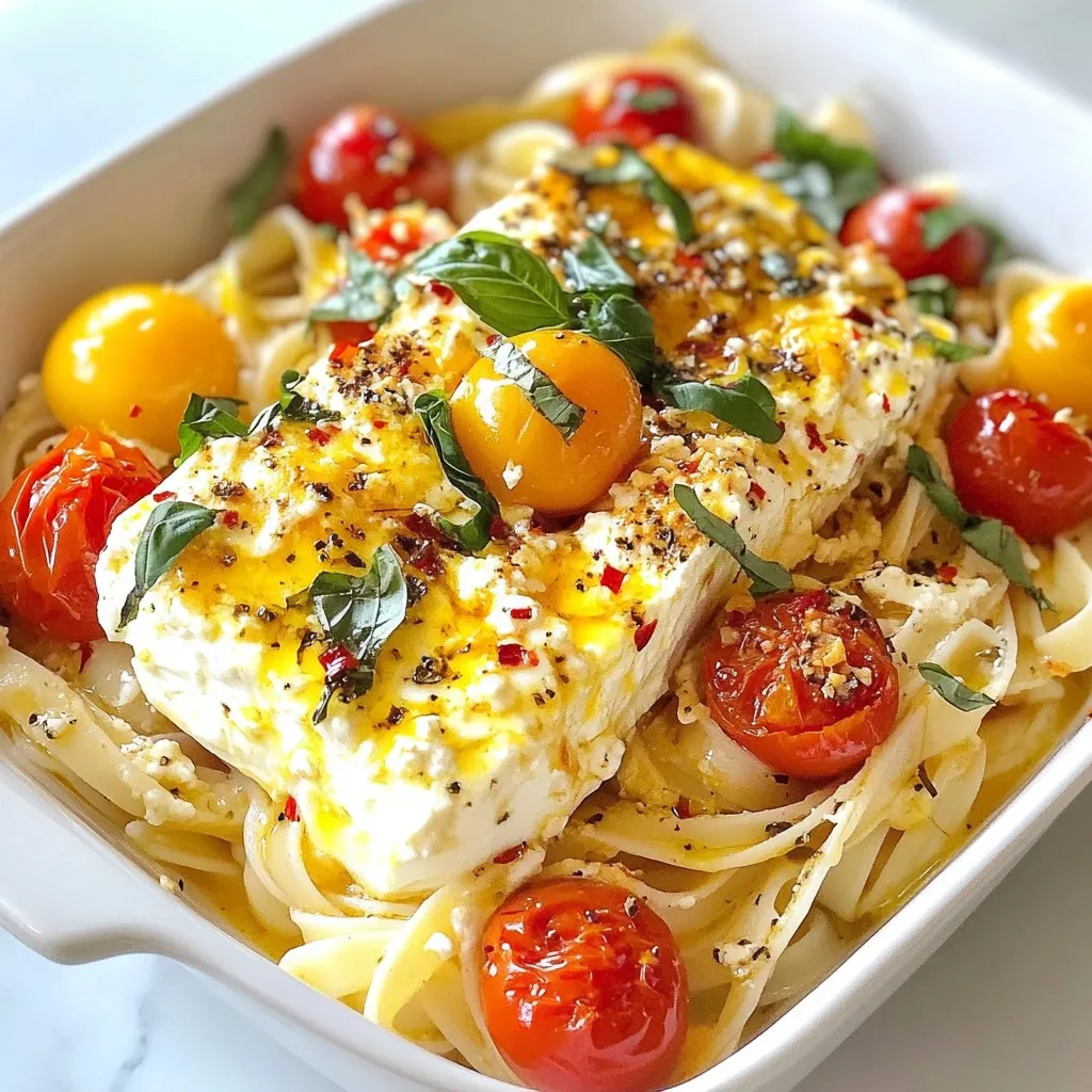 TikTok Viral Baked Feta Pasta Easy and Delicious Recipe
