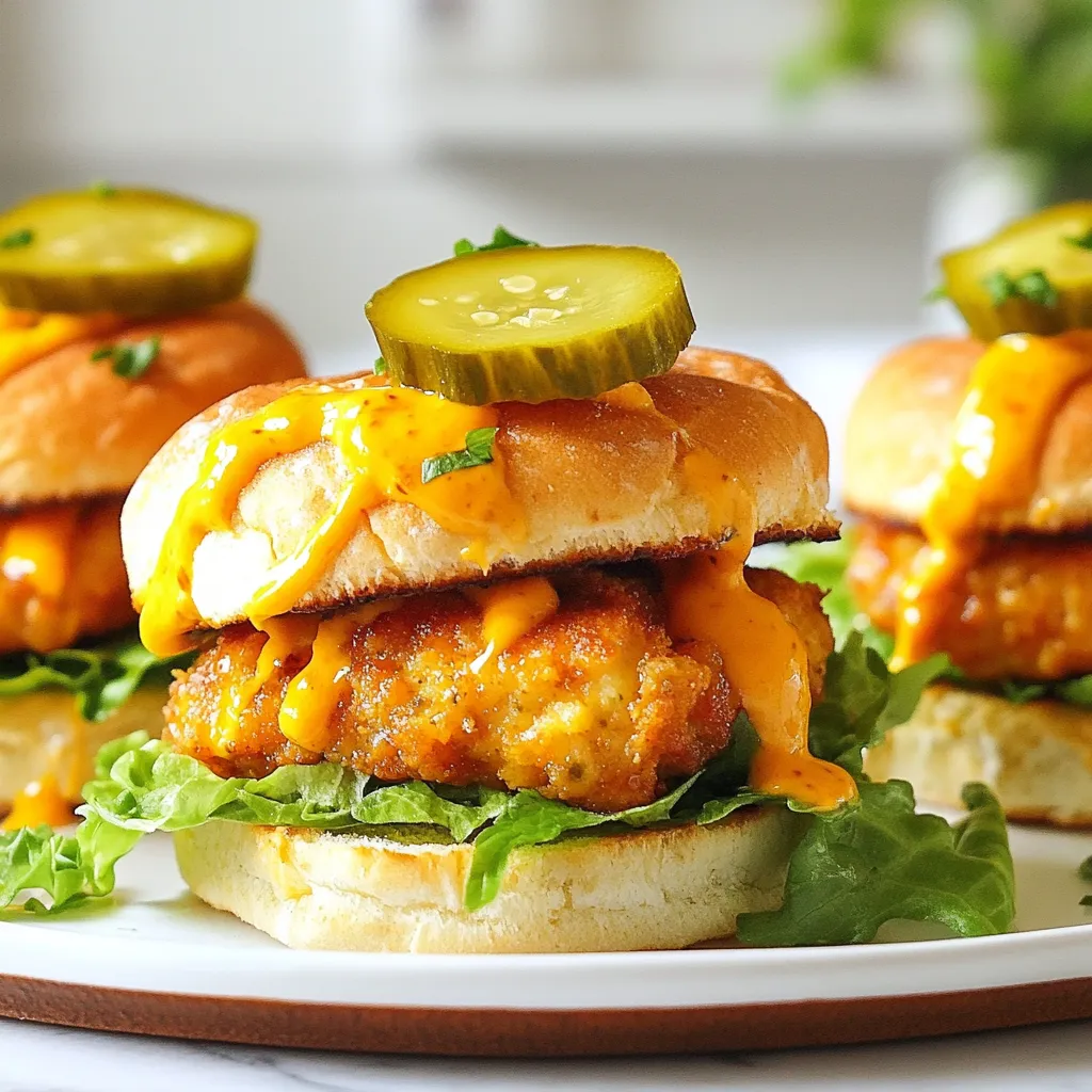 Bang Bang Chicken Sliders Tasty and Simple Recipe