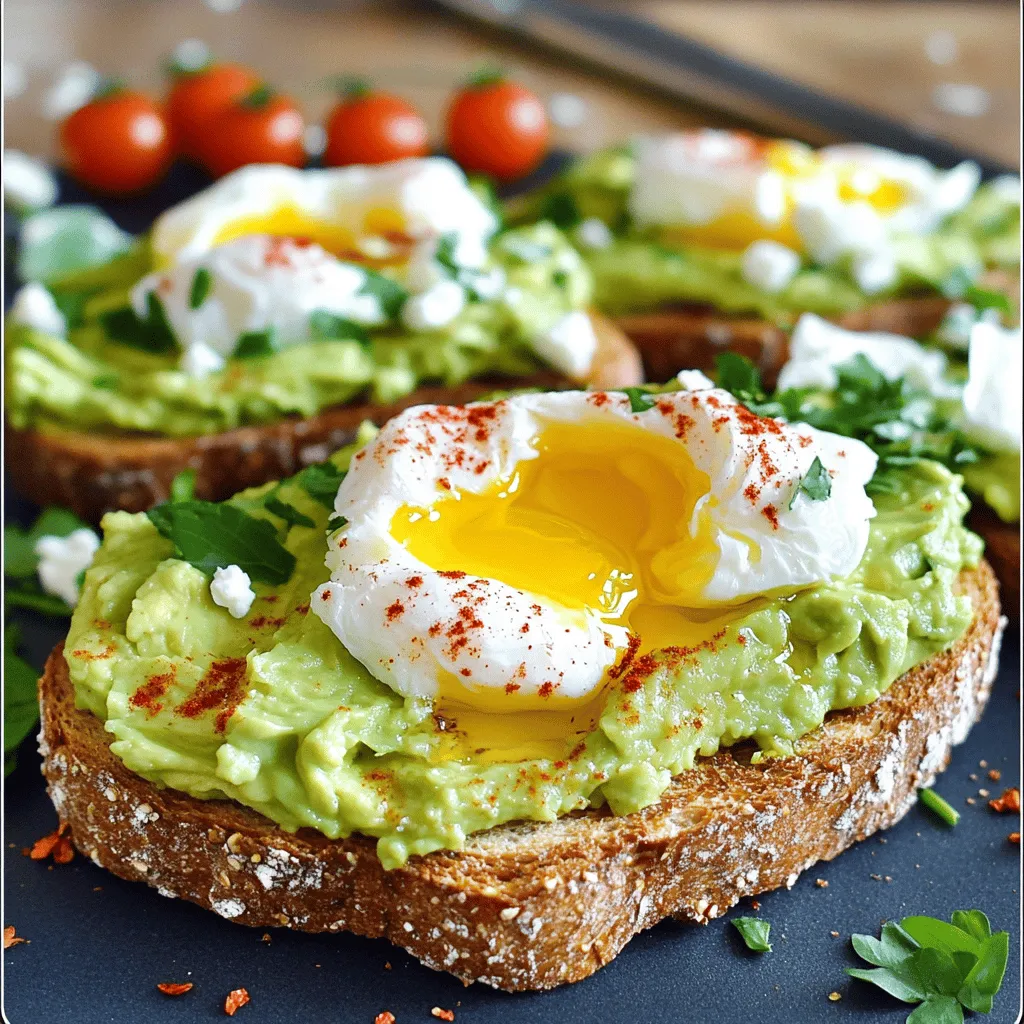 Savory Avocado Toast with Poached Egg Recipe
