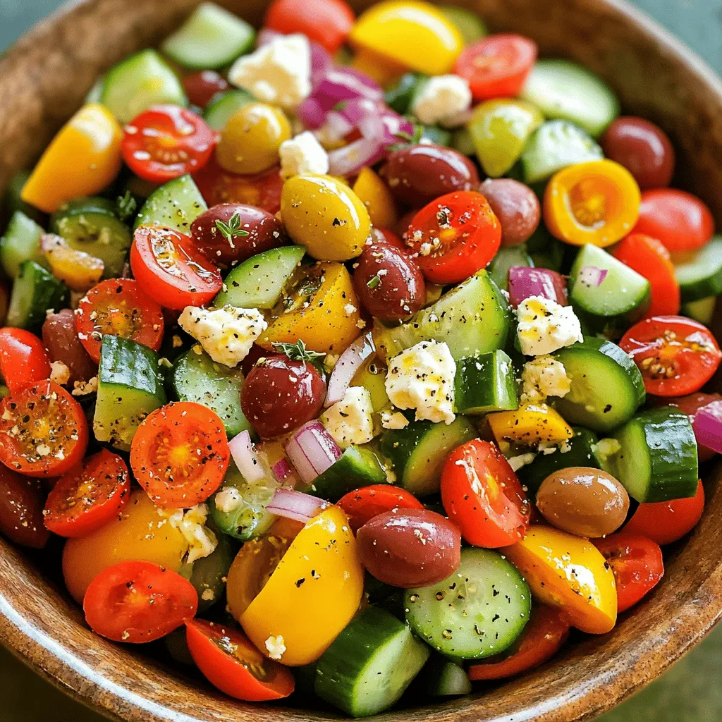 Easy Greek Salad Fresh and Flavorful Delight