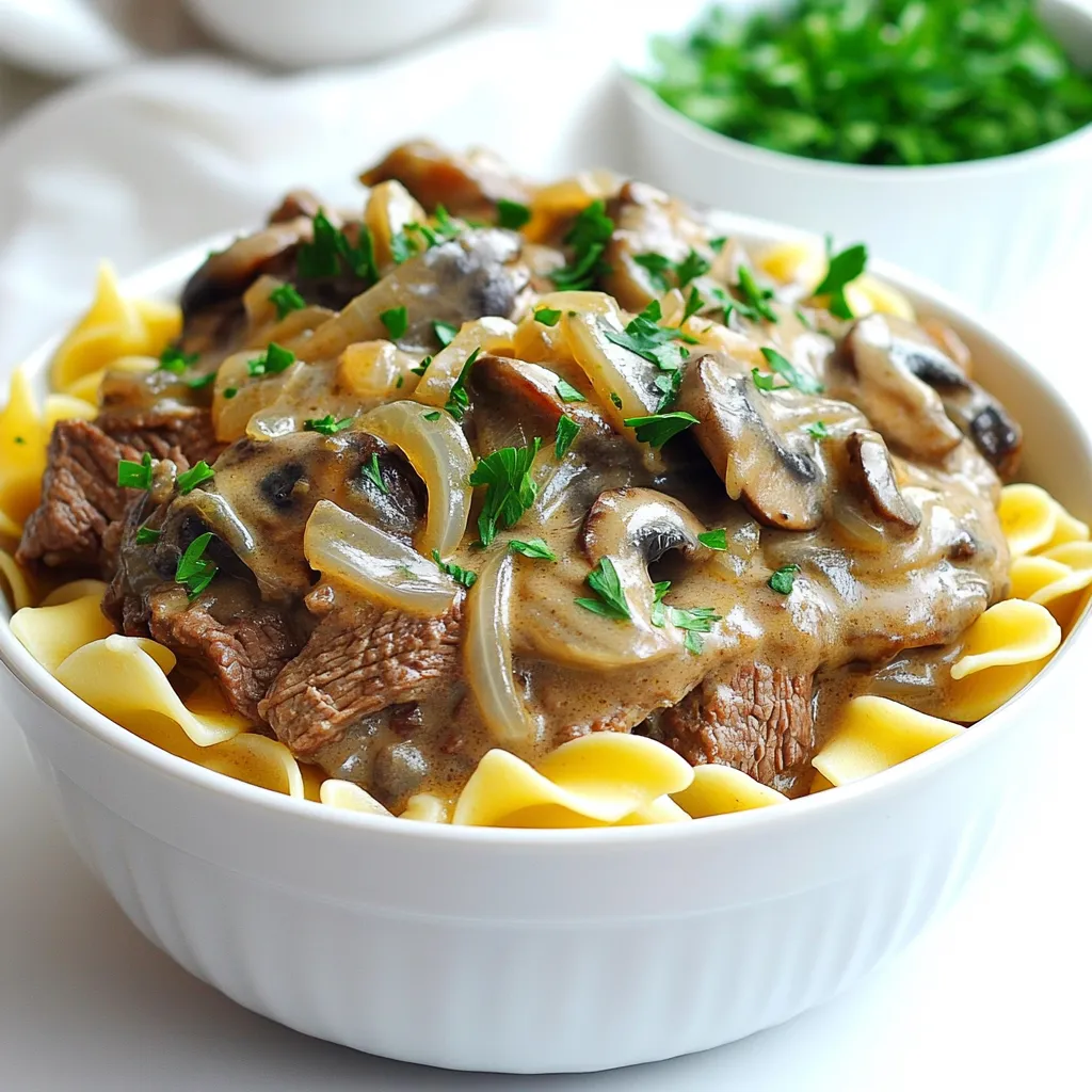 Beef Stroganoff Slow Cooker Hearty and Comforting Meal