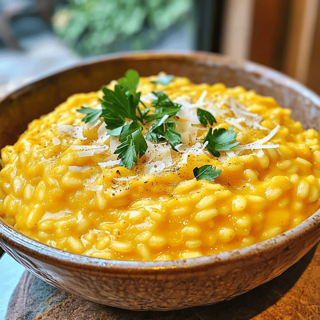 Creamy Pumpkin Risotto Savory and Satisfying Meal