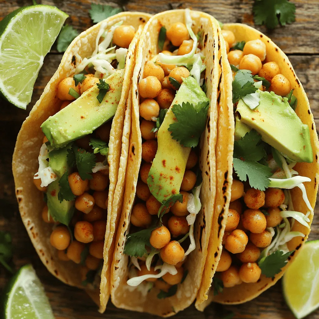 Spicy Chickpea Tacos Flavorful and Easy Recipe