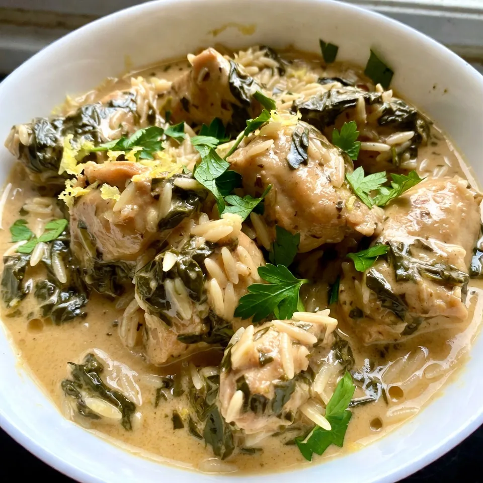 Creamy Lemon Chicken Orzo Delightful Dinner Recipe