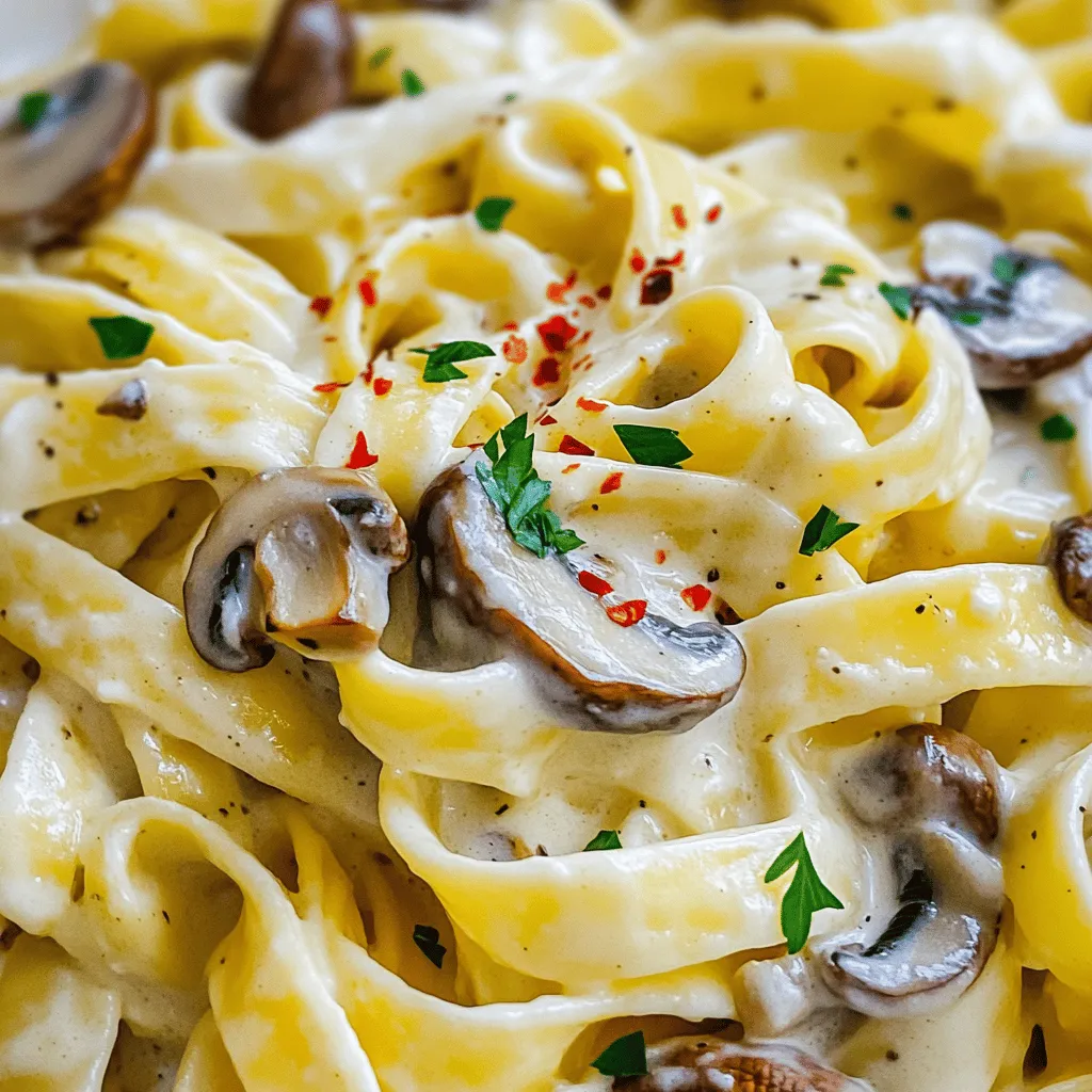 Mushroom Ricotta Pasta Delightful and Creamy Meal