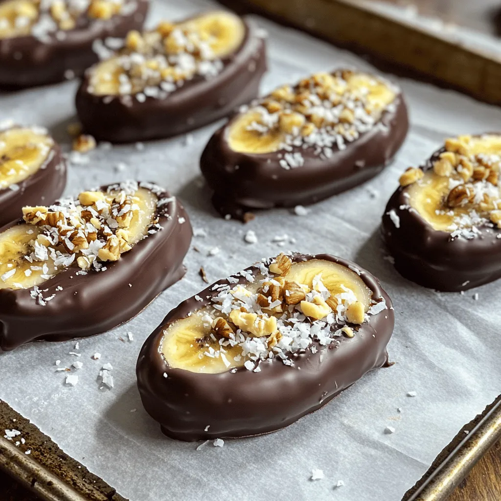 Chocolate Dipped Frozen Bananas Easy Homemade Treat