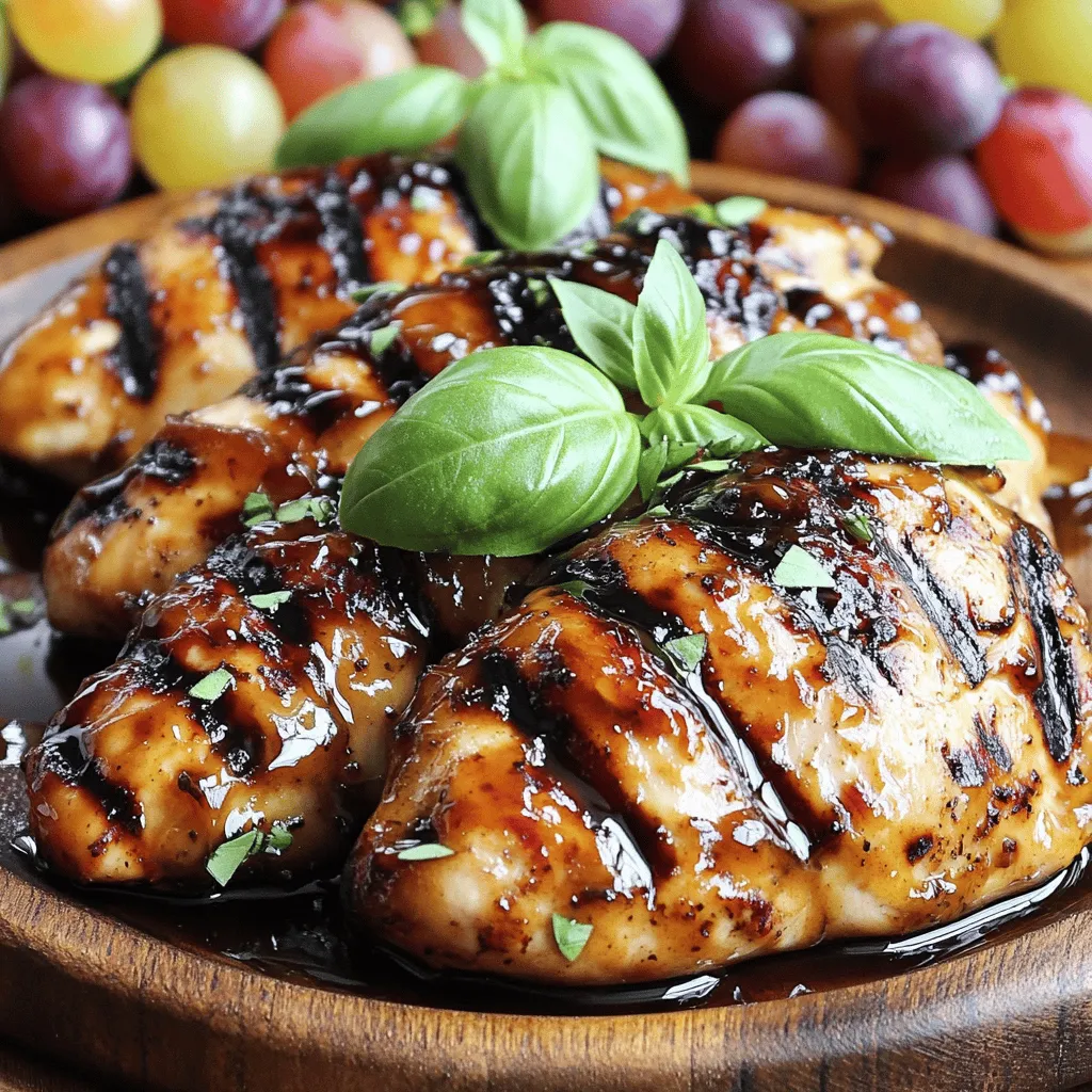 Balsamic Glazed Chicken Tasty and Simple Recipe
