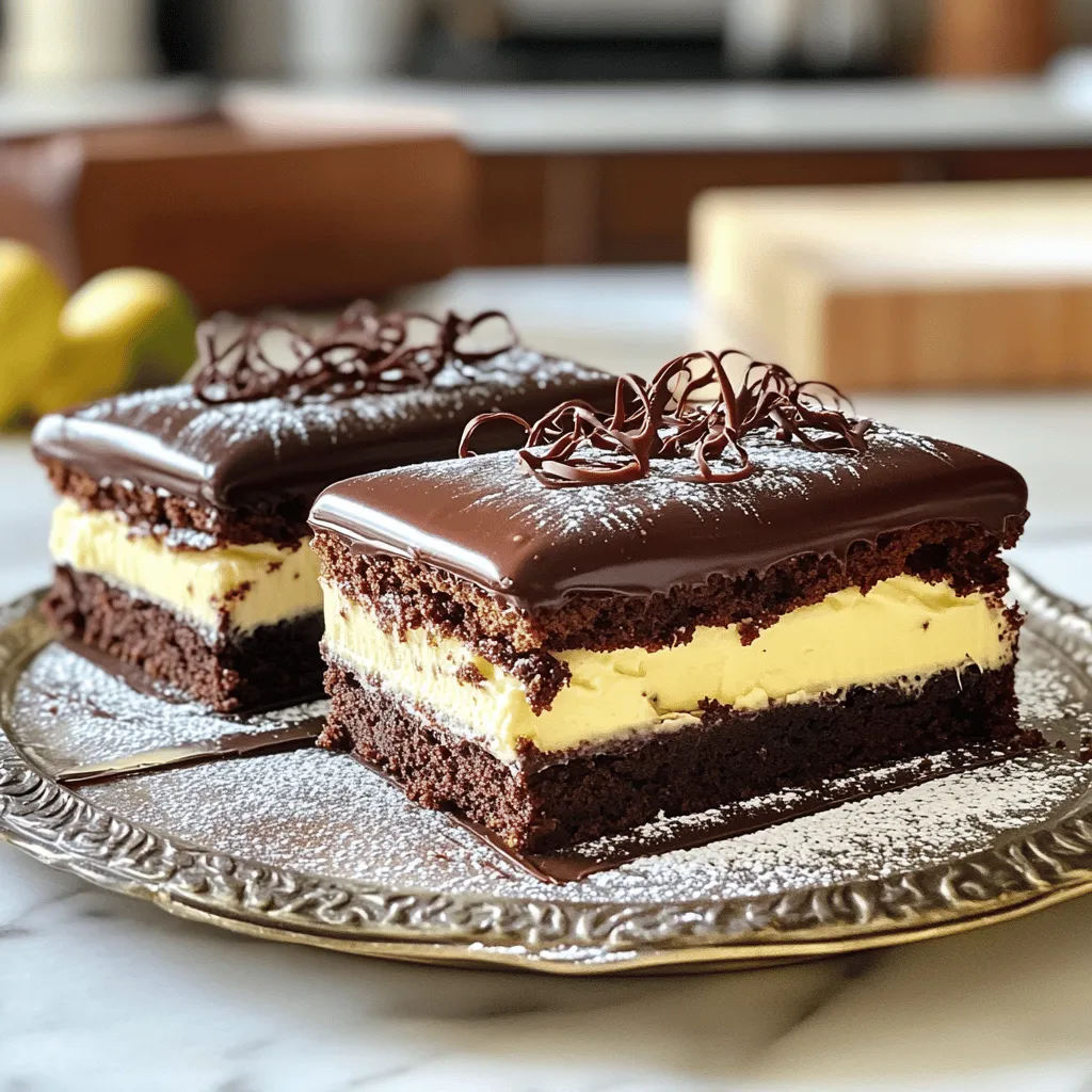 Boston Cream Bars Irresistible and Easy Delight