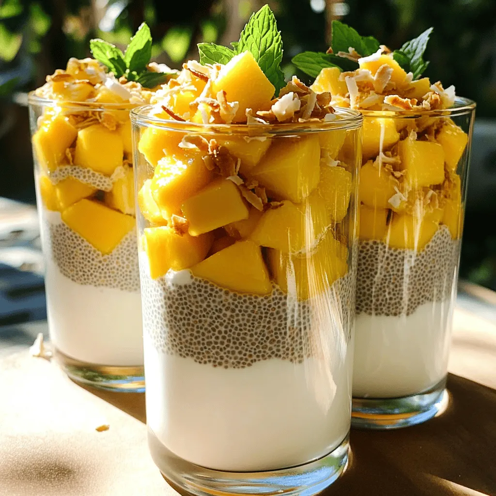 Mango Coconut Chia Pudding Nutritious and Easy Recipe