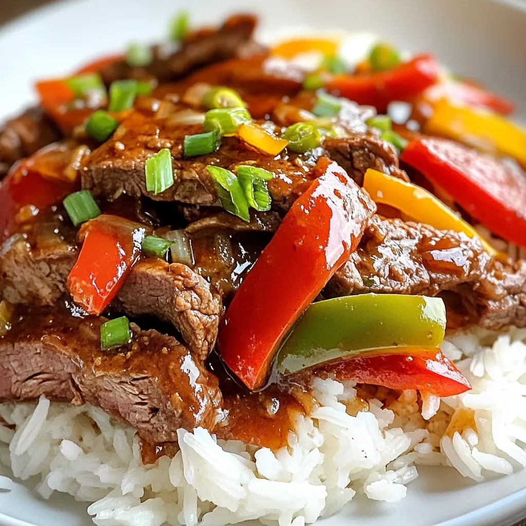 Crockpot Pepper Steak Flavorful and Easy Dinner Recipe