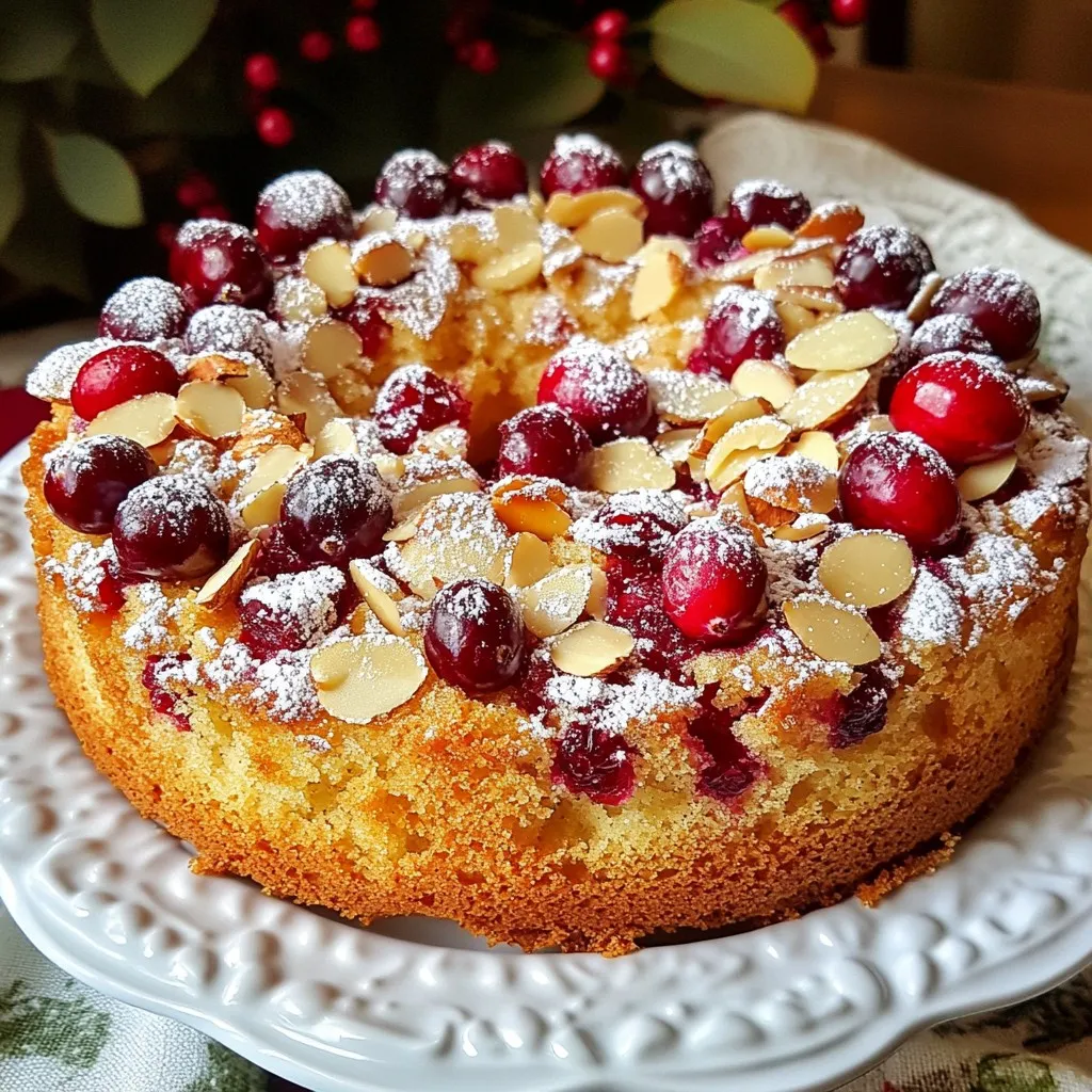 Cranberry Almond Coffee Cake Simple and Tasty Treat