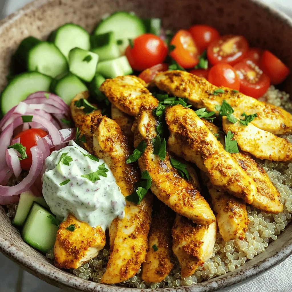 Chicken Shawarma Bowls Fresh Flavorful Meal Idea