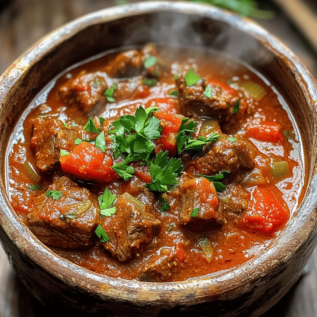 Nigerian Beef Stew Flavorful and Hearty Comfort Dish