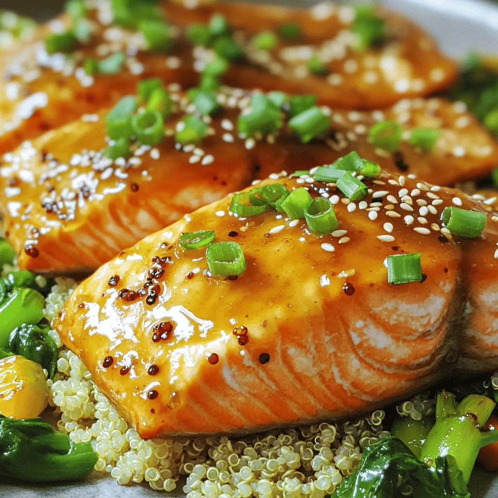Honey Garlic Glazed Salmon Flavorful Meal for Dinner