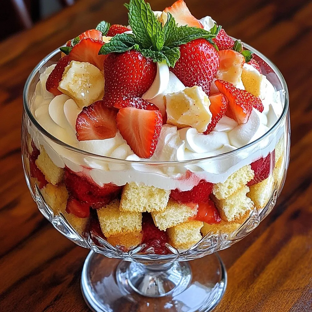 Strawberry Shortcake Trifle Delightful and Simple Treat