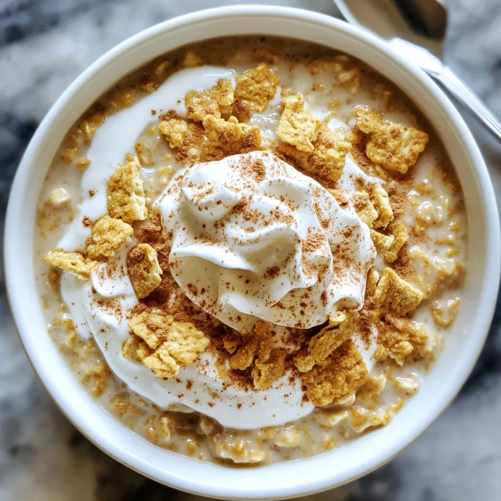 Eggnog Latte Overnight Oats Creamy Breakfast Delight