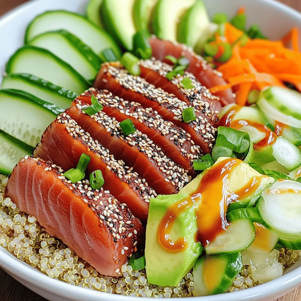 Minute Sesame Crusted Tuna Bowls Flavorful &#038; Easy Meal