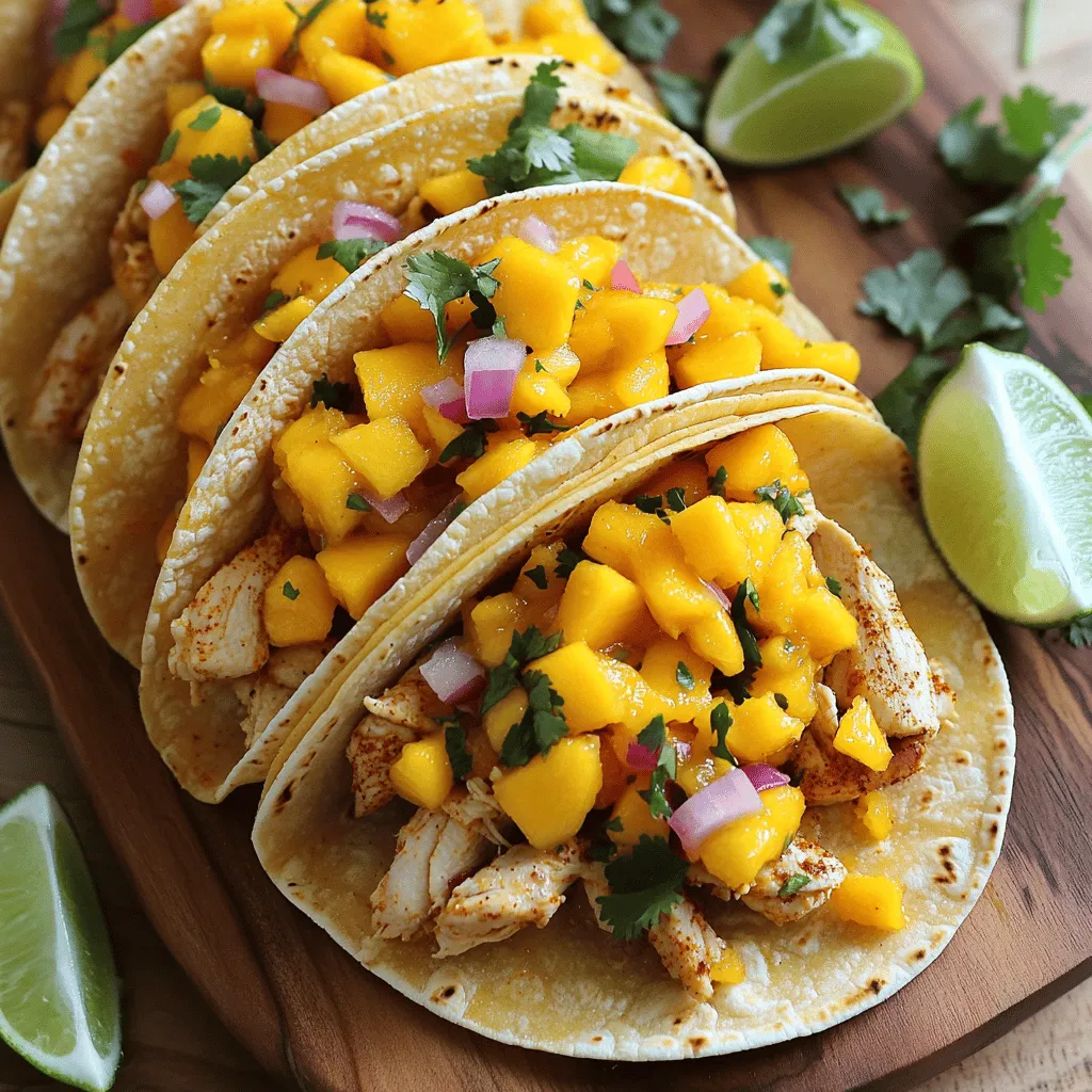 Spicy Mango Chicken Tacos Flavorful and Simple Meal