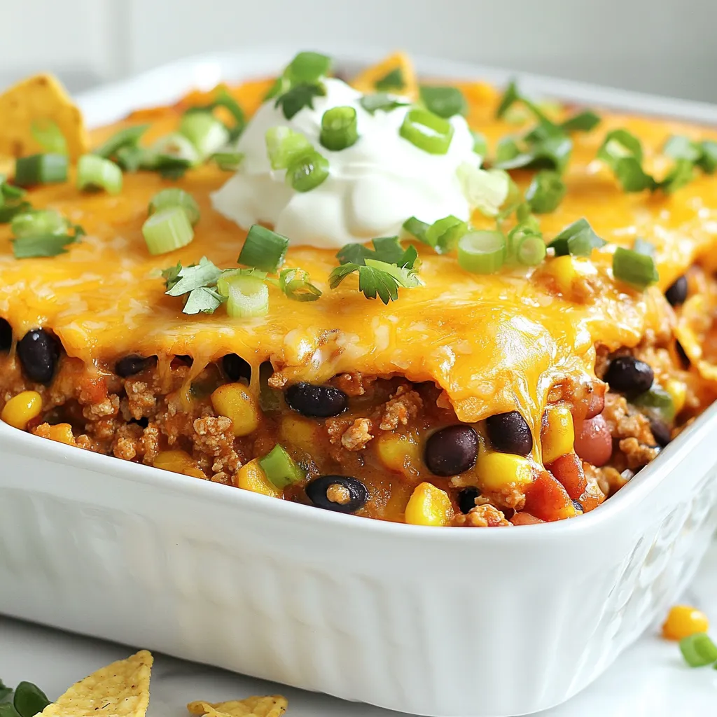Cheesy Taco Casserole Hearty and Simple Delight