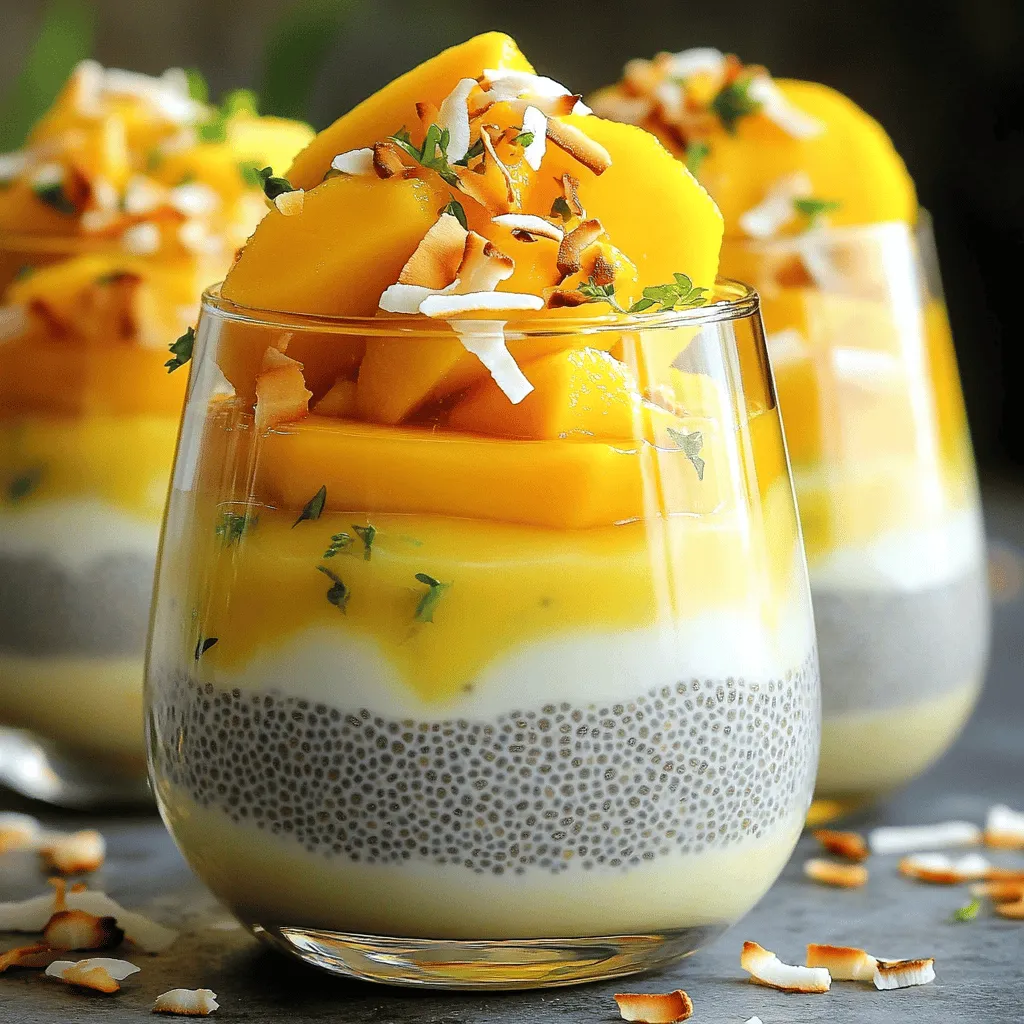 Mango Coconut Chia Pudding Delicious and Nutritious Treat