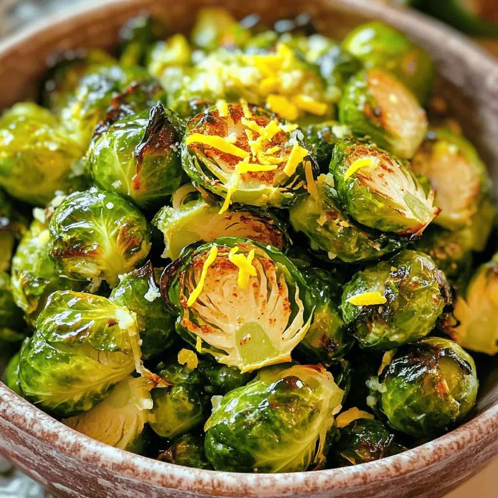 Garlic Roasted Brussels Sprouts Flavorful and Crisp Edges