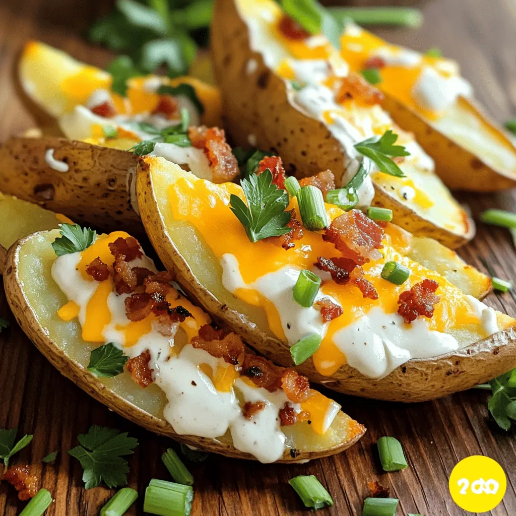 Loaded Ranch Potato Wedges Crispy and Flavorful Treat