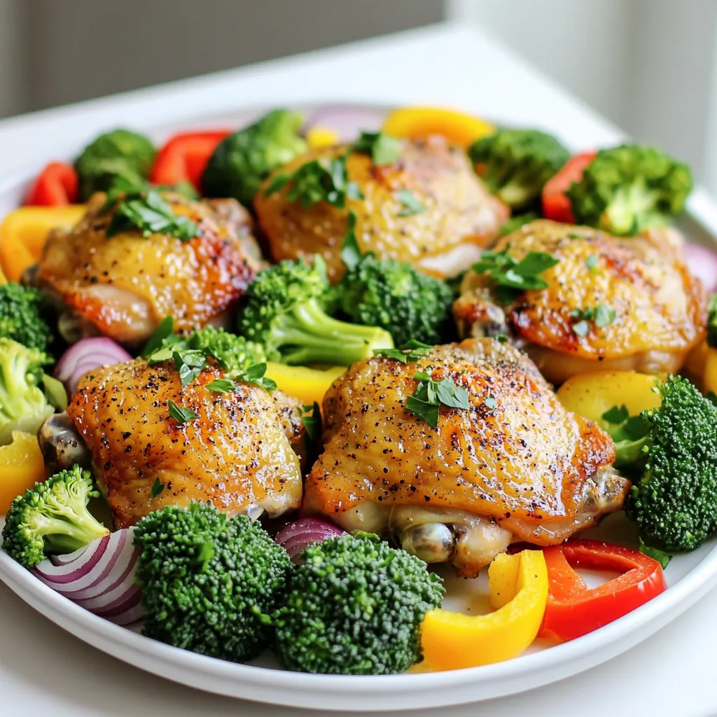 Sheet Pan Lemon Pepper Chicken Veggies Delight