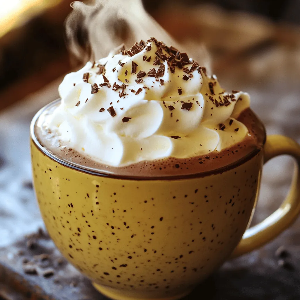 Whipped Hot Chocolate Blissfully Creamy Delight