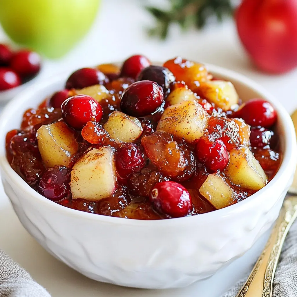 Cranberry Apple Chutney Flavorful and Easy Recipe