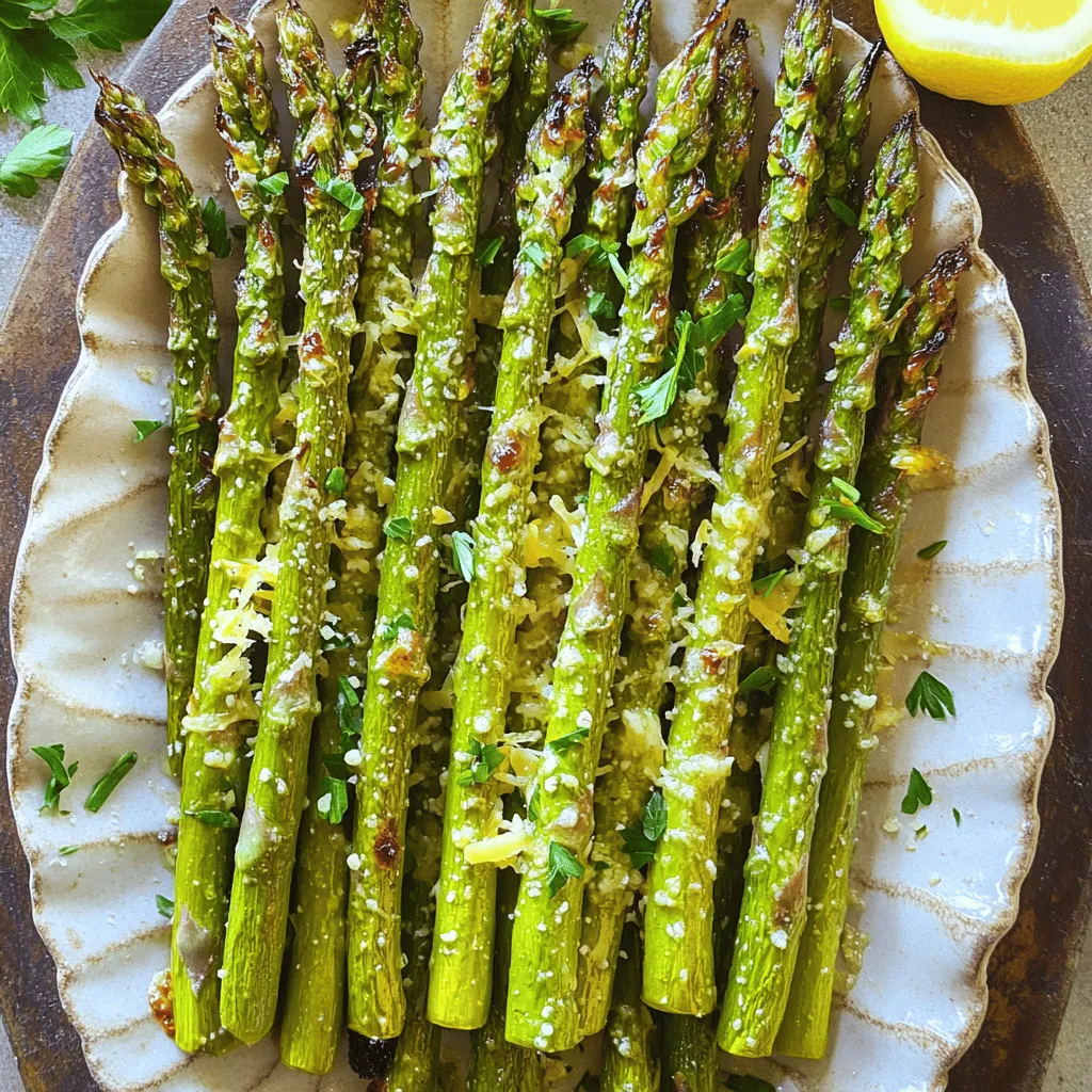 Lemon Garlic Roasted Asparagus Flavorful Side Dish