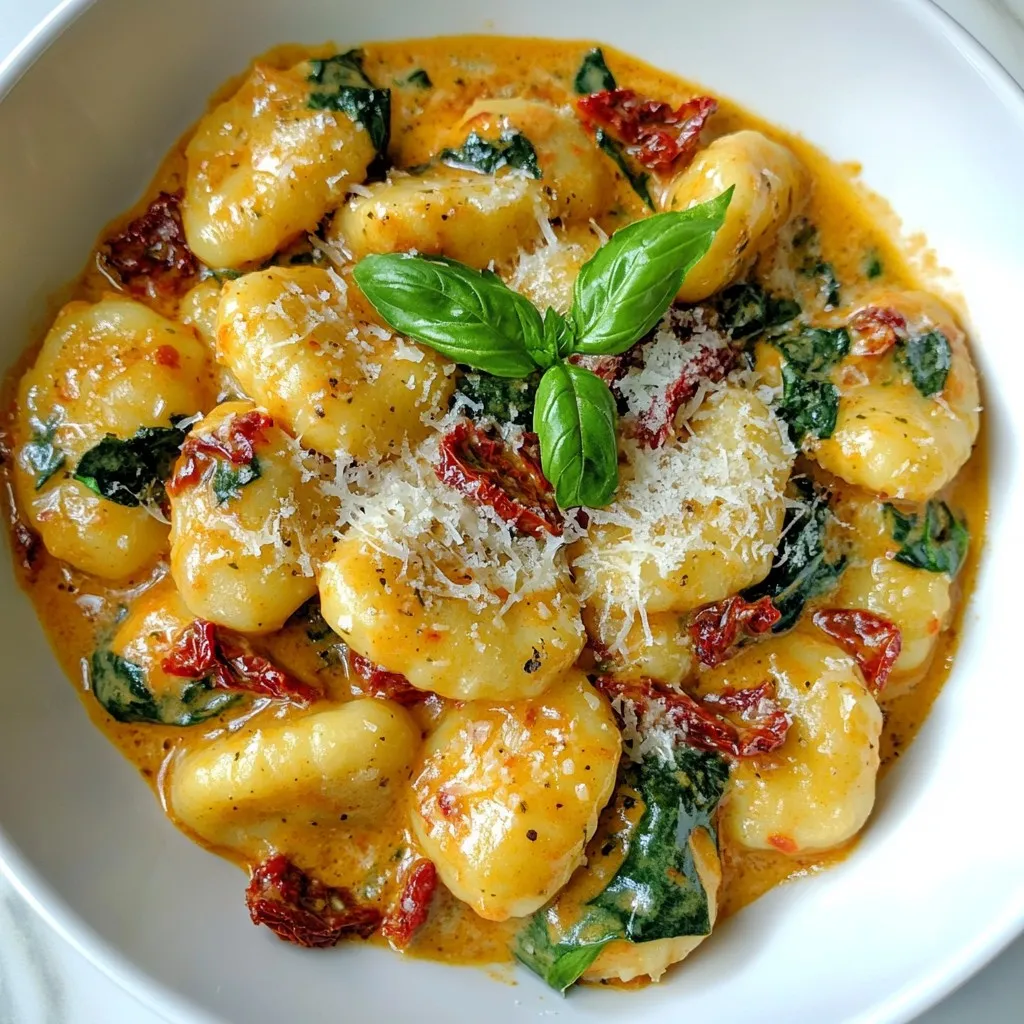 Creamy Sun-Dried Tomato Gnocchi Delightful Meal