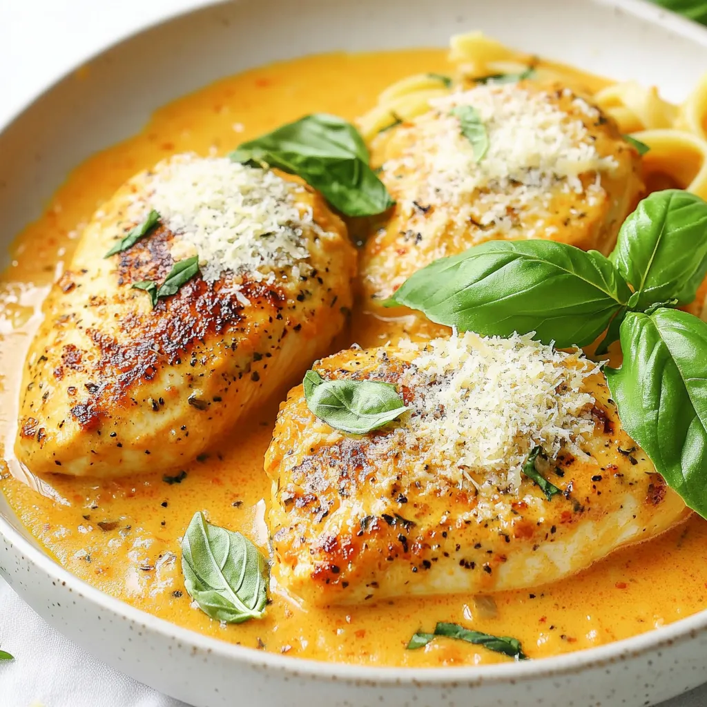 Creamy Tomato Parmesan Chicken One Pot Delight
