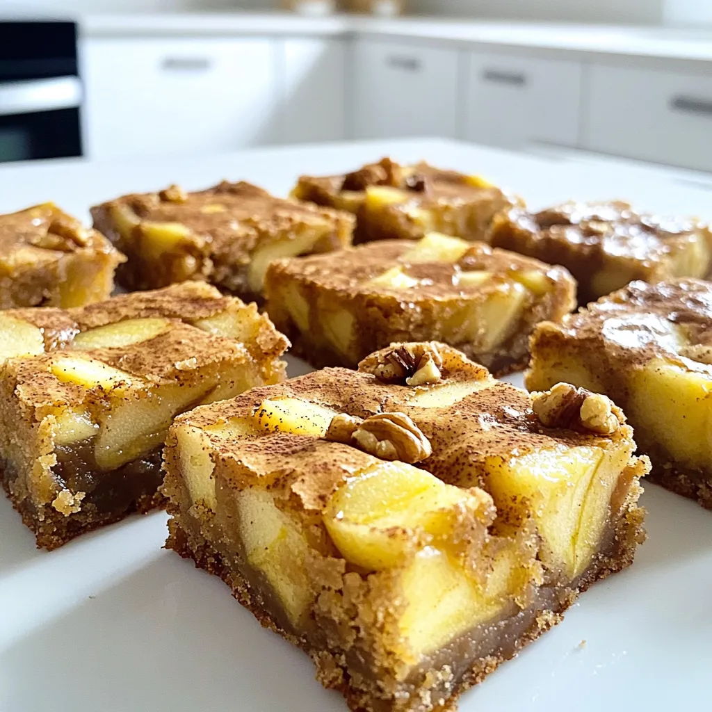 Brown Butter Apple Blondies Delightful Sweet Treat