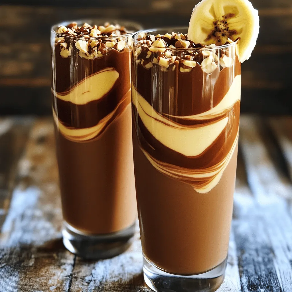 Chocolate Hazelnut Banana Smoothie Rich and Creamy Delight