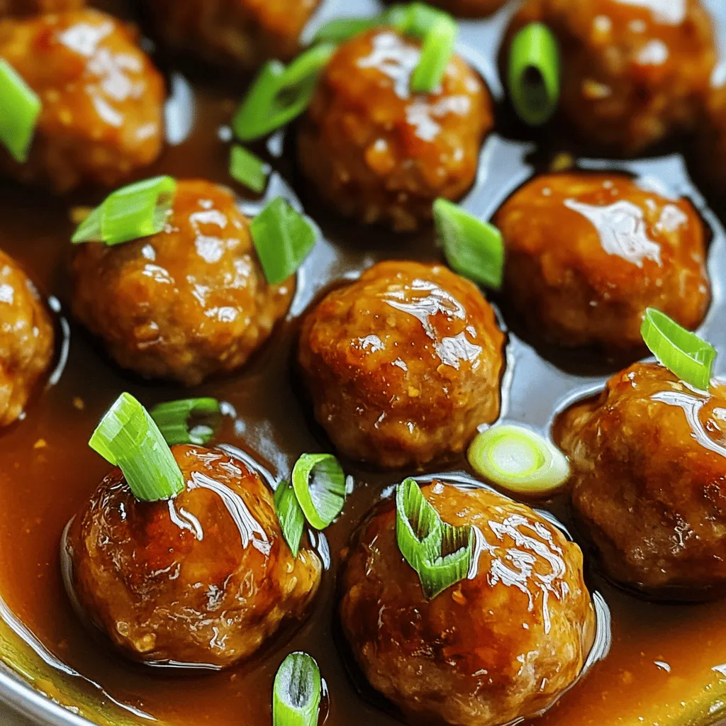 Honey Garlic Meatballs Slow Cooker Recipe Delight