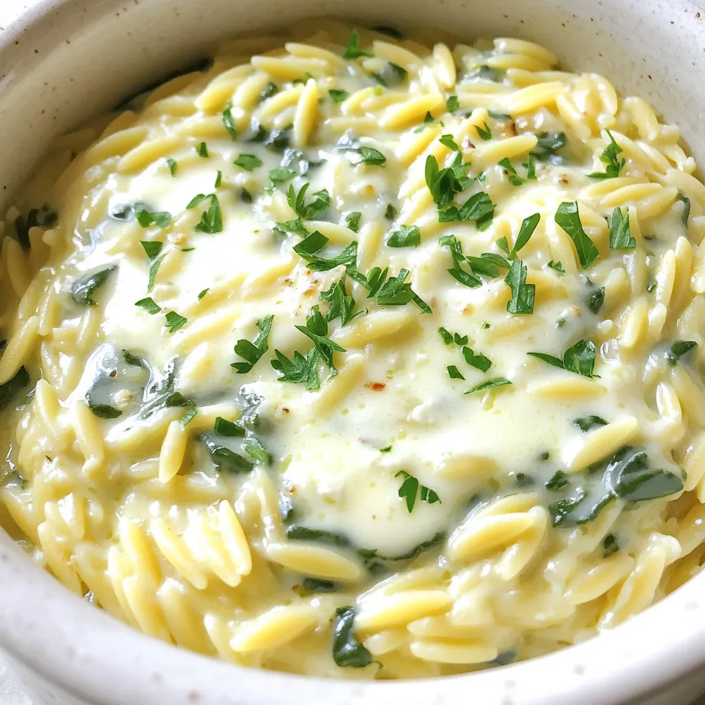 Minute Creamy Parmesan Orzo Simple and Satisfying Dish