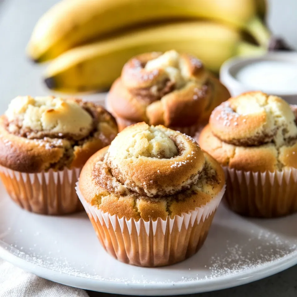Cinnamon Swirl Banana Muffins Irresistible and Easy Recipe