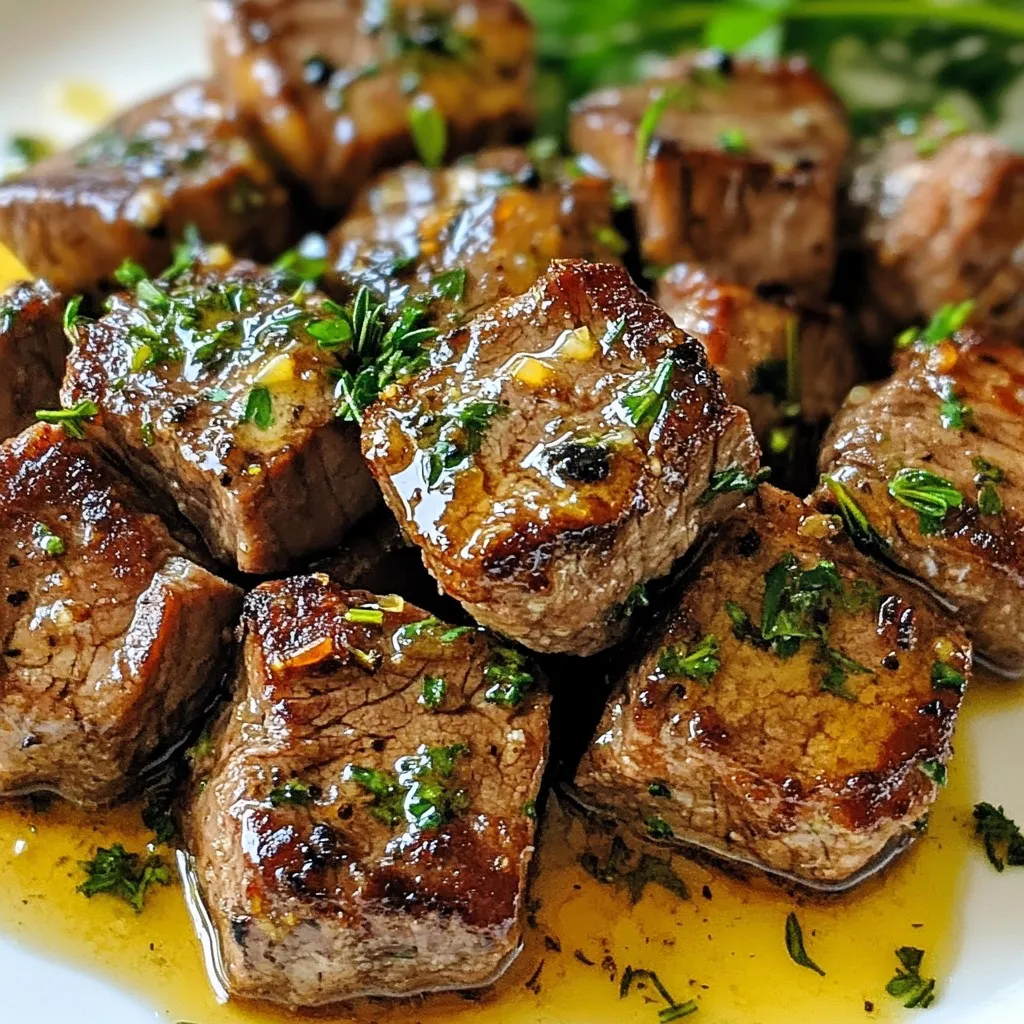 Garlic Herb Butter Steak Bites Juicy and Flavorful Treat