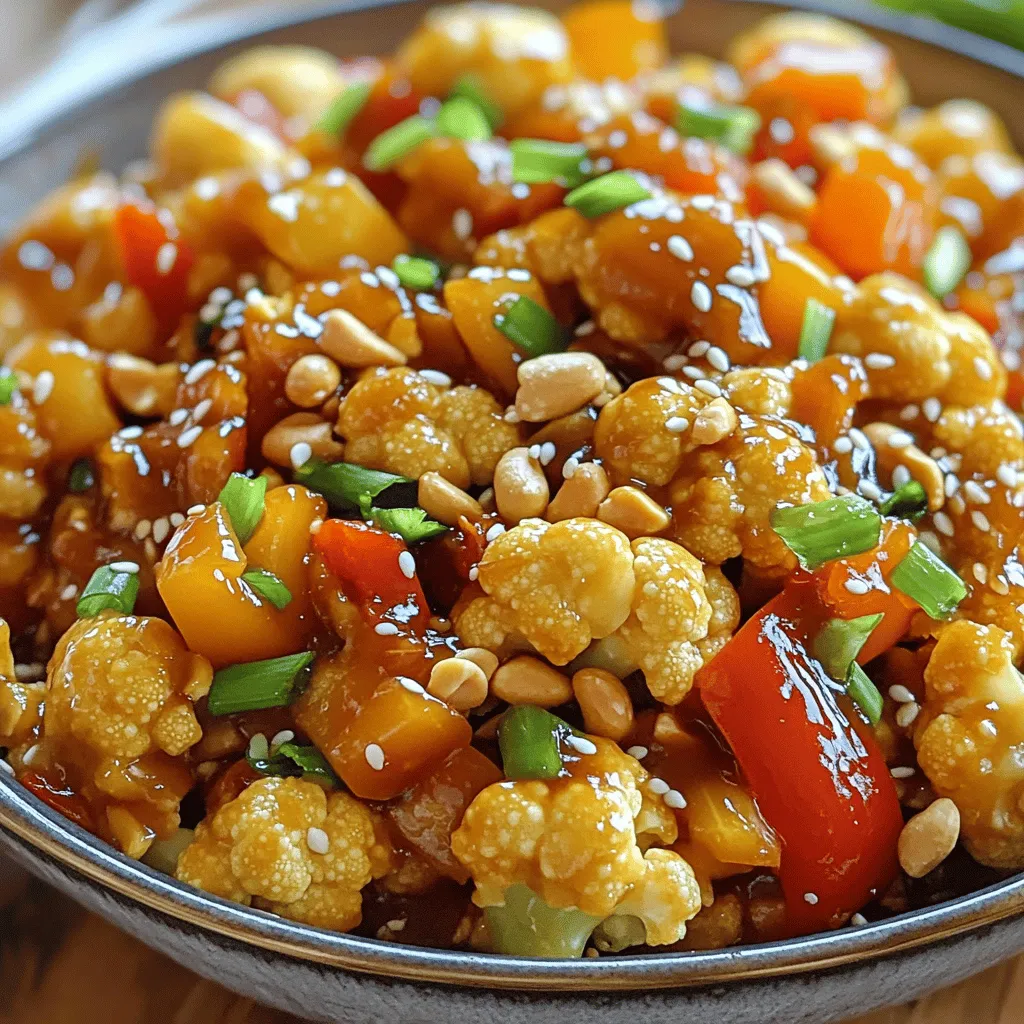 Kung Pao Cauliflower Spicy and Flavorful Delight