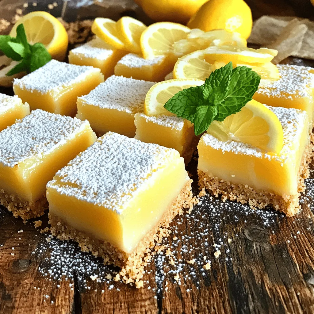 No-Bake Lemon Bars Easy and Tart Dessert Recipe