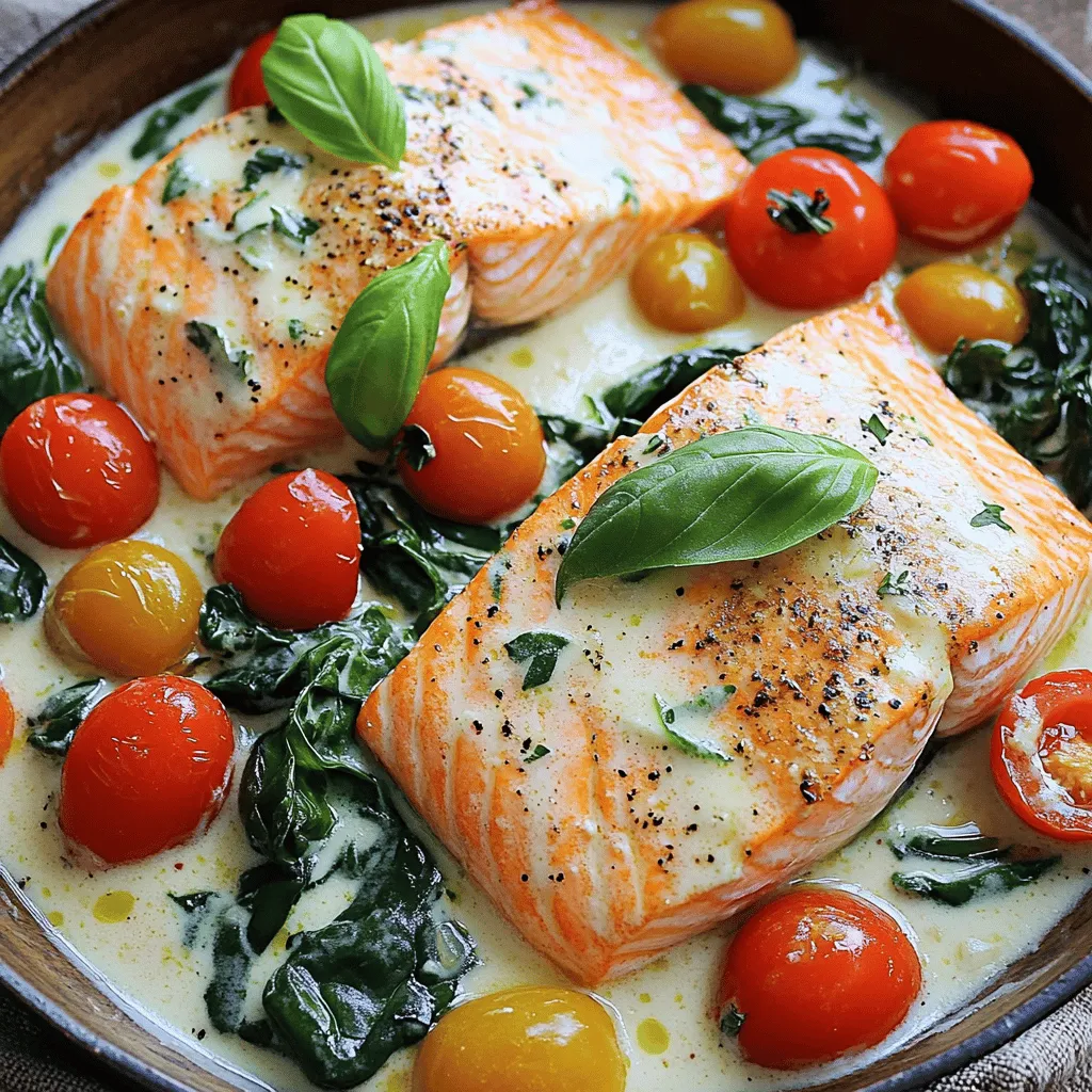 Creamy Tuscan Salmon Flavorful and Easy Dinner Delight