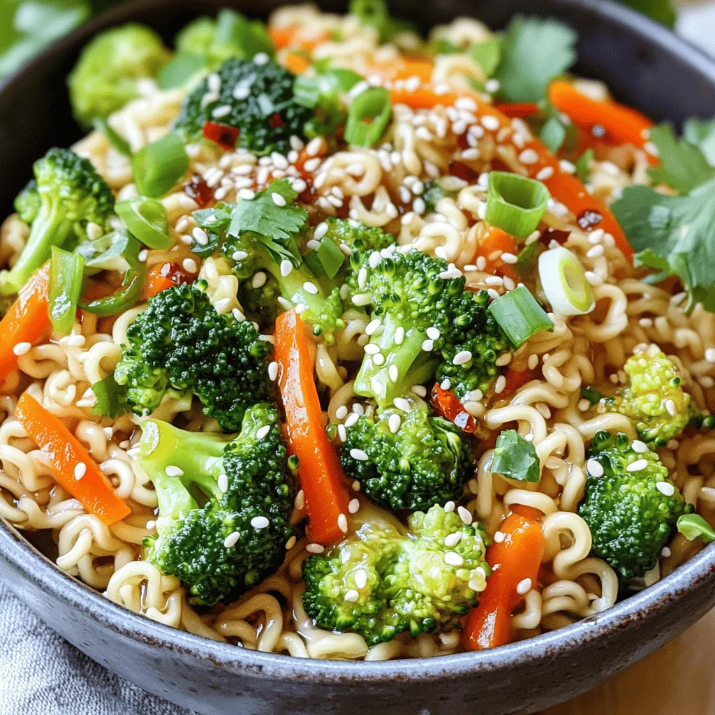 Quick Sesame Ginger Ramen Wholesome and Tasty Meal